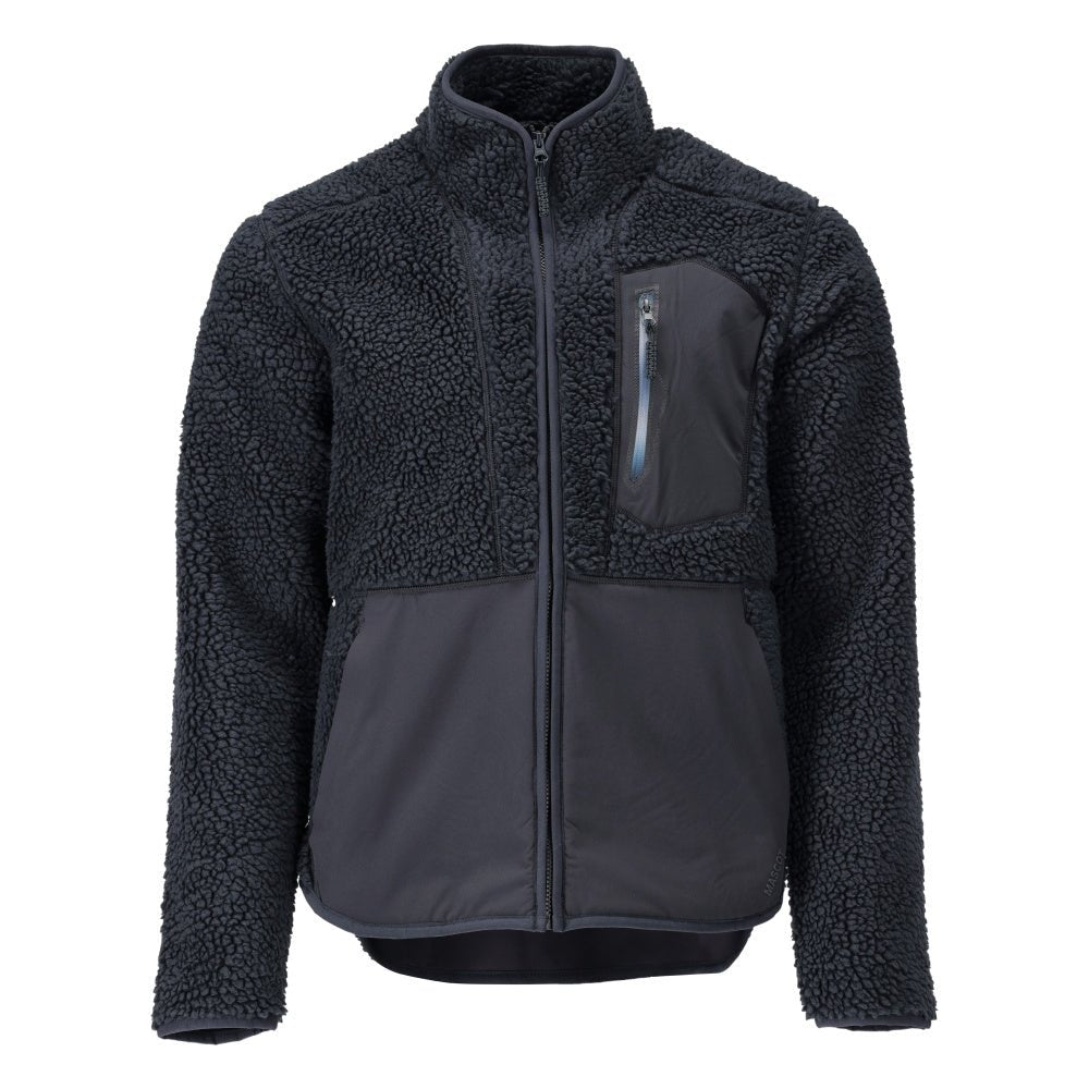 Faserpelz Jacke mit Reißverschluss Faserpelzjacke