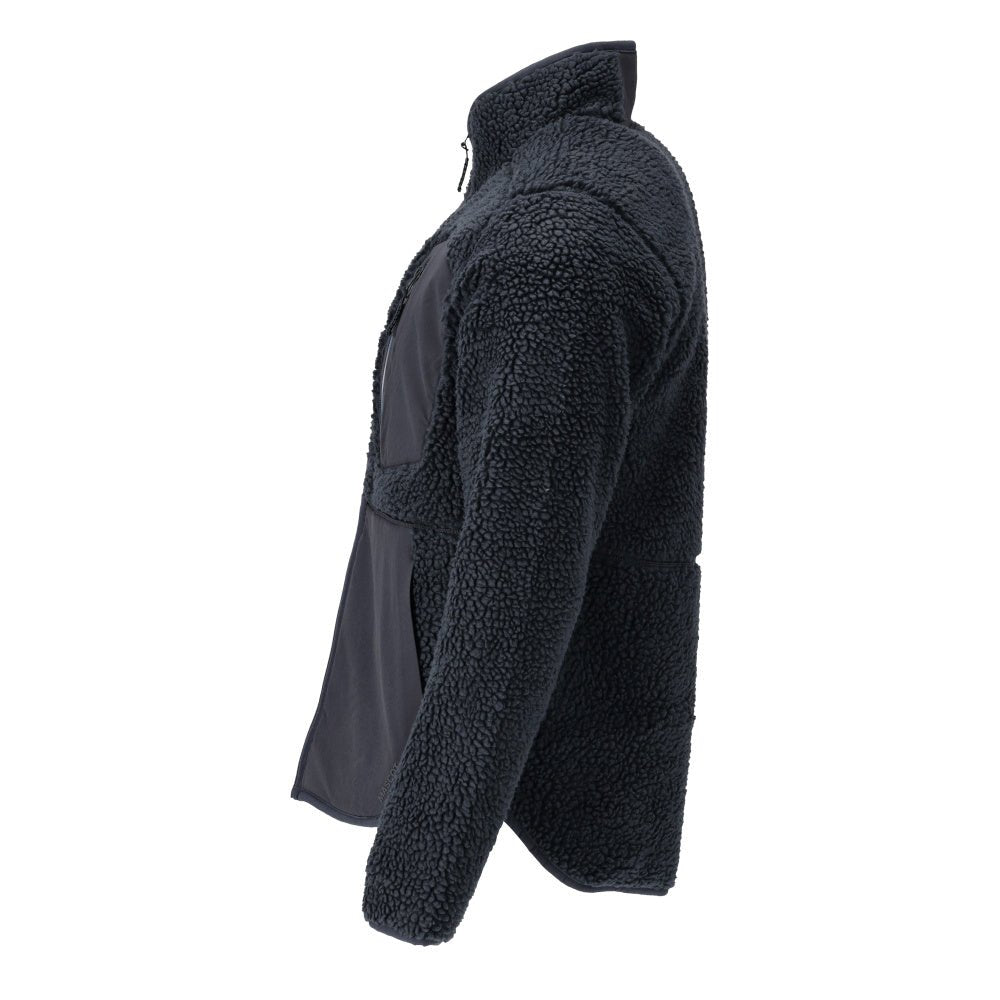 Faserpelz Jacke mit Reißverschluss Faserpelzjacke