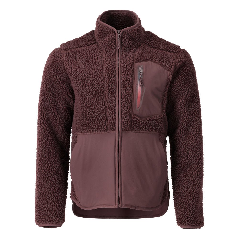 Faserpelz Jacke mit Reißverschluss Faserpelzjacke