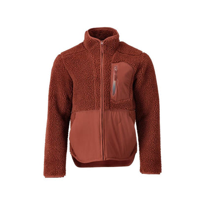 Faserpelz Jacke mit Reißverschluss Faserpelzjacke