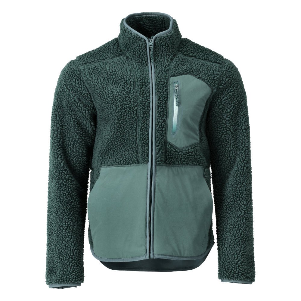 Faserpelz Jacke mit Reißverschluss Faserpelzjacke