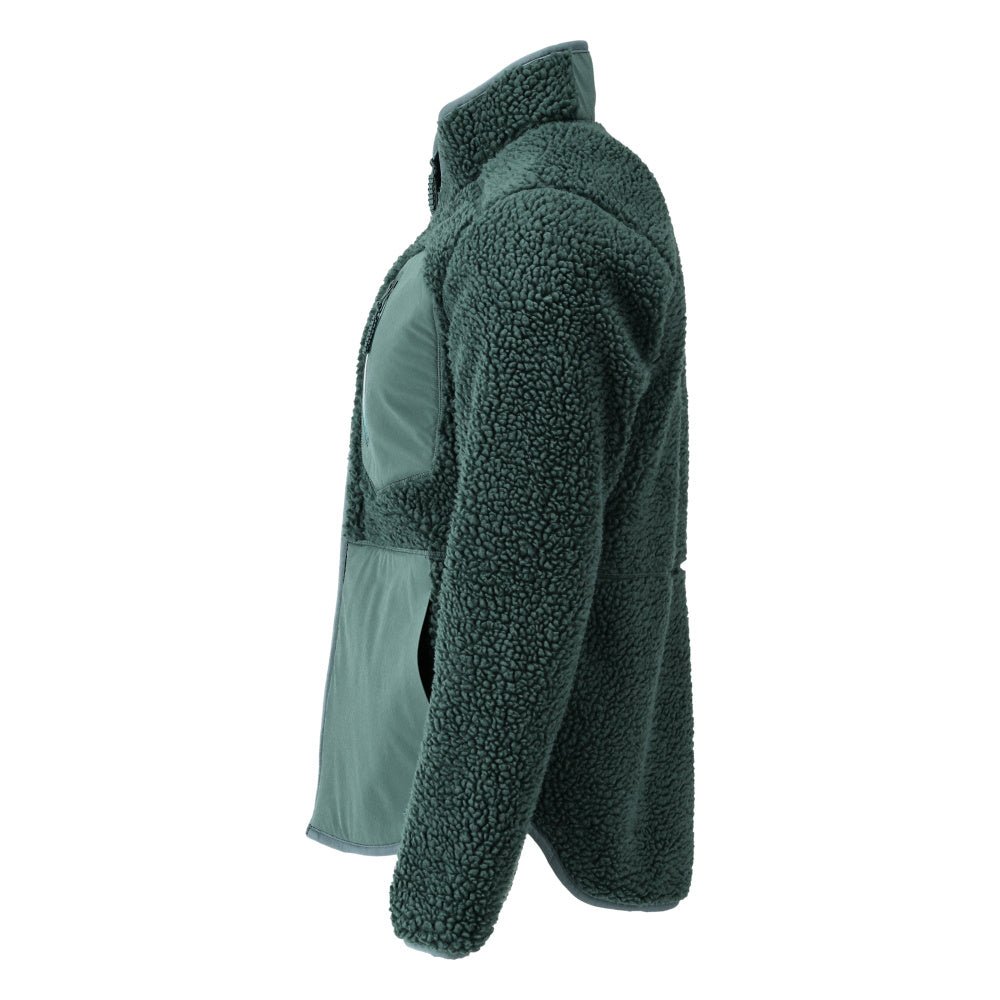 Faserpelz Jacke mit Reißverschluss Faserpelzjacke