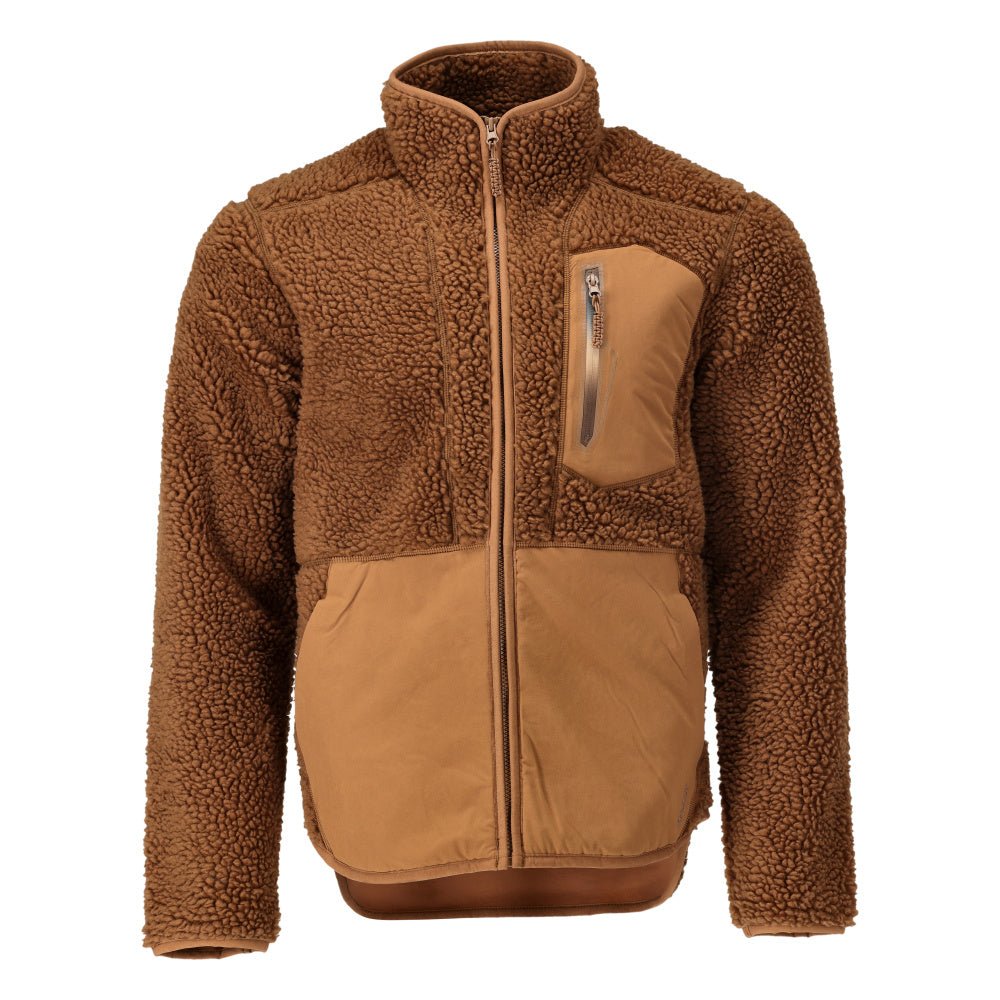 Faserpelz Jacke mit Reißverschluss Faserpelzjacke