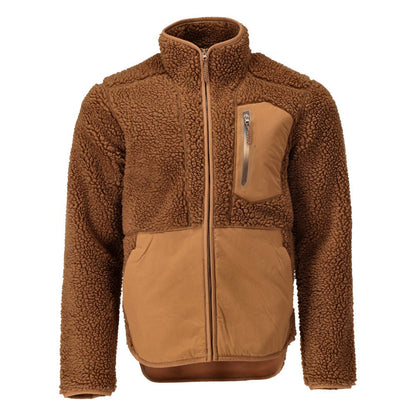 Faserpelz Jacke mit Reißverschluss Faserpelzjacke