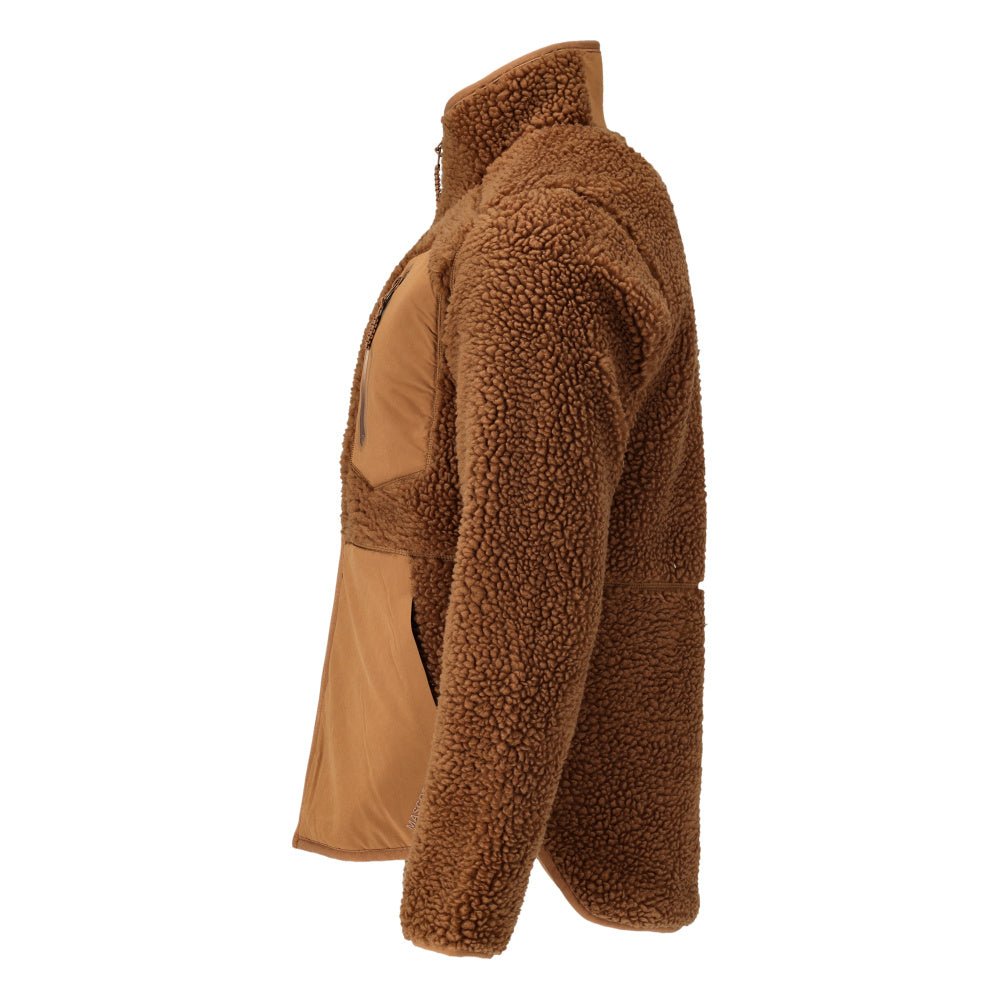 Faserpelz Jacke mit Reißverschluss Faserpelzjacke