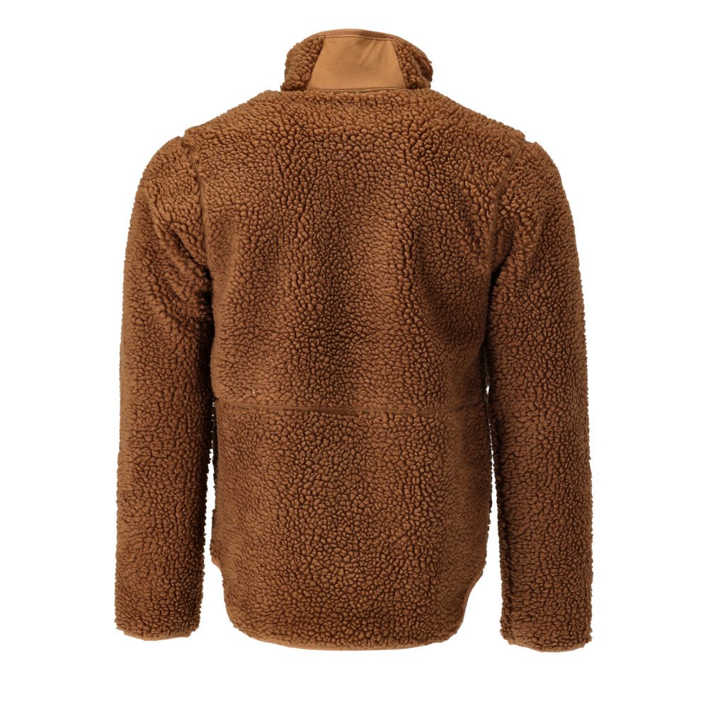 Faserpelz Jacke mit Reißverschluss Faserpelzjacke