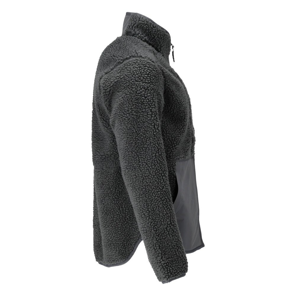 Faserpelz Jacke mit Reißverschluss Faserpelzjacke