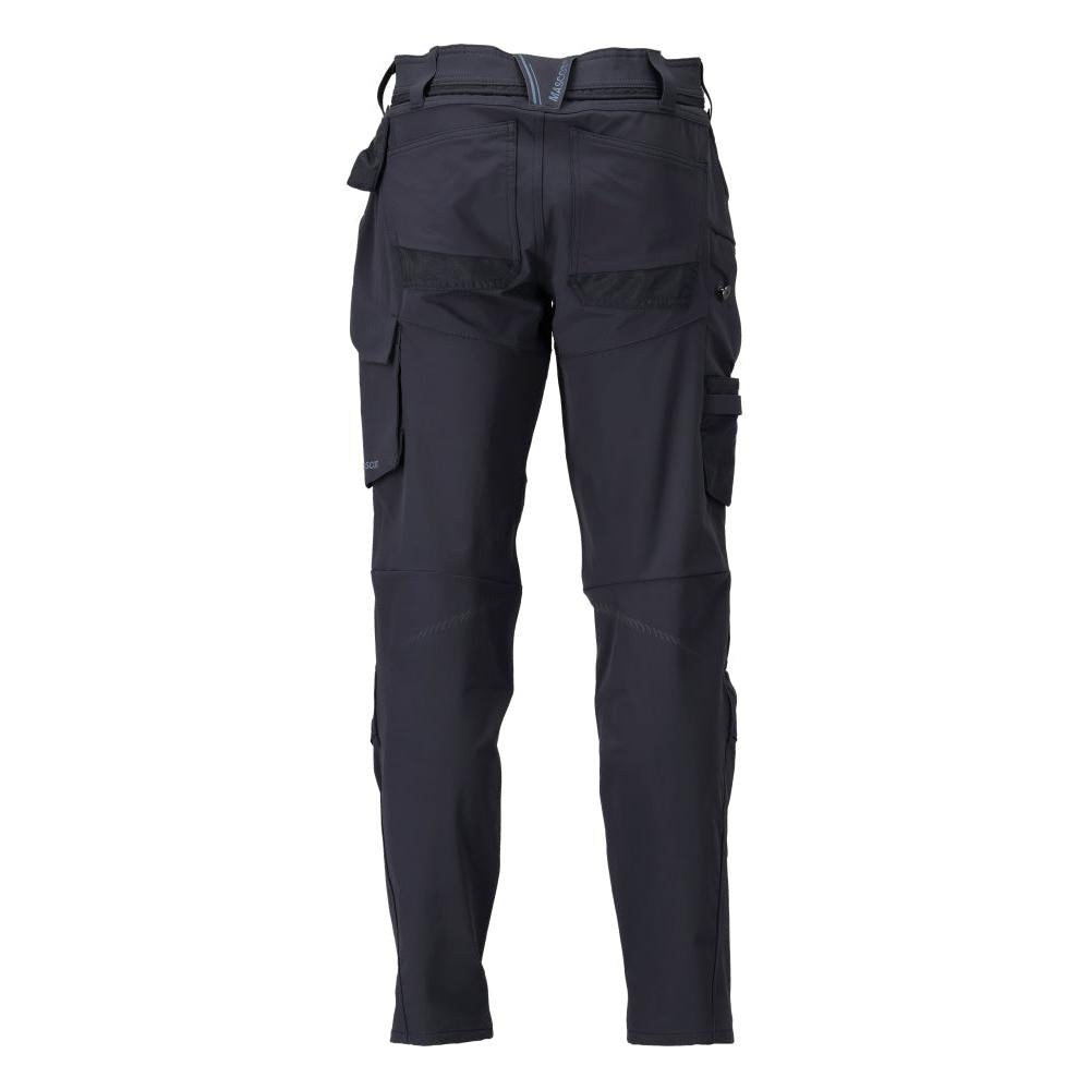 Pantaloni con tasche al ginocchio, pantaloni ULTIMATE STRETCH, nero-blu