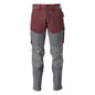 Pantaloni con tasche al ginocchio, pantaloni ULTIMATE STRETCH, bordeaux/grigio antracite