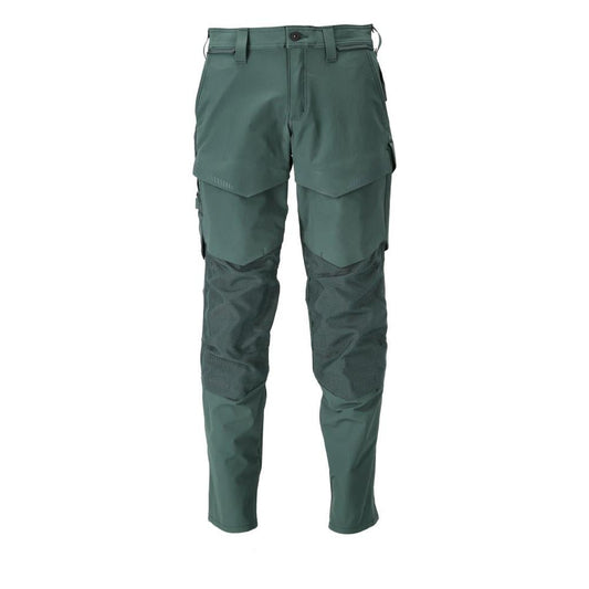 Pantaloni con tasche al ginocchio, pantaloni ULTIMATE STRETCH, verde bosco
