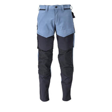 Pantaloni con tasche al ginocchio, pantaloni ULTIMATE STRETCH, blu pietra/nero-blu