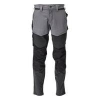Pantalon avec poches genoux, pantalon ULTIMATE STRETCH, gris anthracite/noir