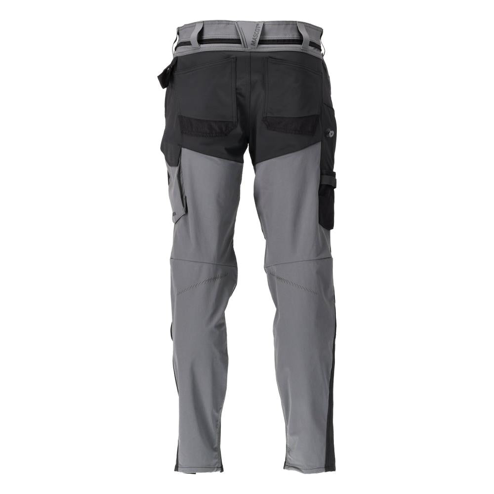 Pantalon avec poches genoux, pantalon ULTIMATE STRETCH, gris anthracite/noir
