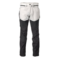 Trousers with knee pockets trousers, white/anthracite grey