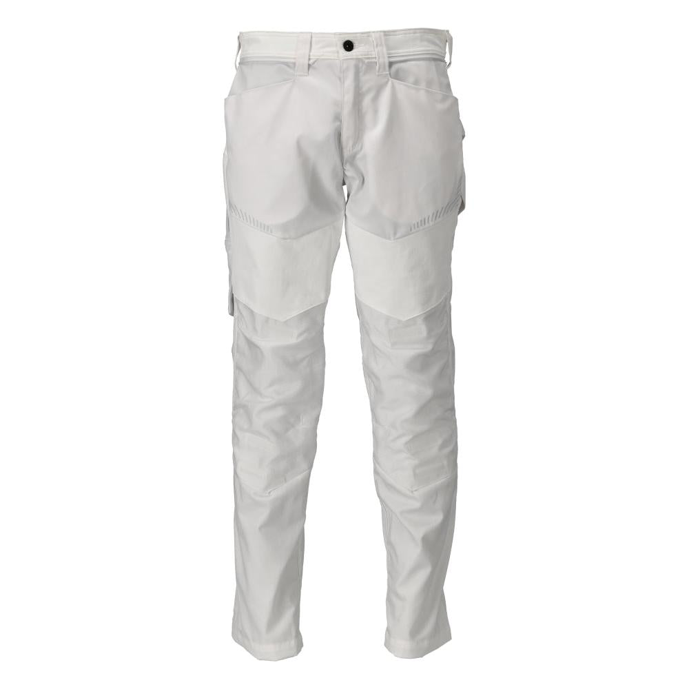 Hose mit Knietaschen Hose, weiss