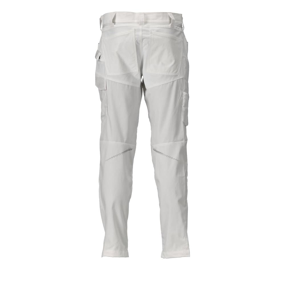 Hose mit Knietaschen Hose, weiss