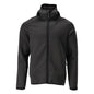 Fleecepullover, Kapuze, Reißverschluss Microfleecejacke, schwarz