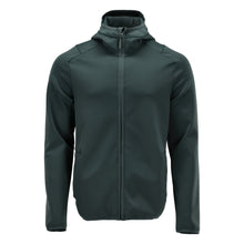 Fleecepullover, Kapuze, Reißverschluss Microfleecejacke, waldgrün