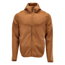 Fleecepullover, Kapuze, Reißverschluss Microfleecejacke, Nussbraun