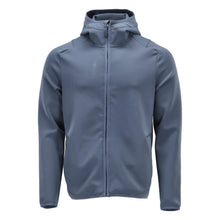 Fleecepullover, Kapuze, Reißverschluss Microfleecejacke, steinblau