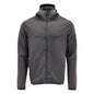 Fleecepullover, Kapuze, Reißverschluss Microfleecejacke, Anthrazitgrau