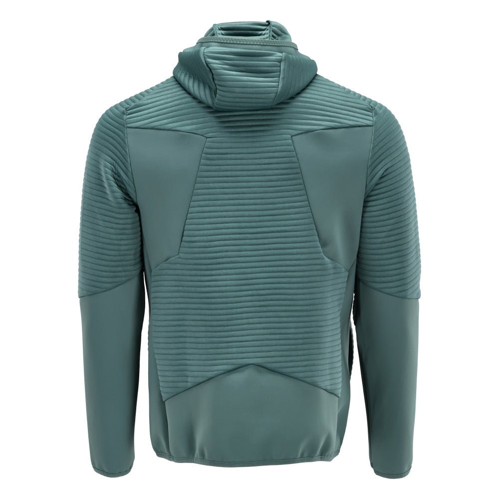 Fleecepullover, Kapuze, Reißverschluss Microfleecejacke, helles Waldgrün