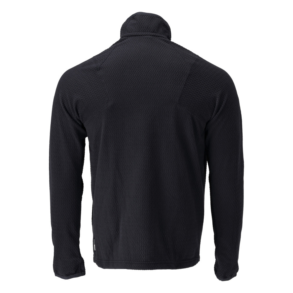 Microfleece Pullover mit kurzum Zipper Microfleecejacke