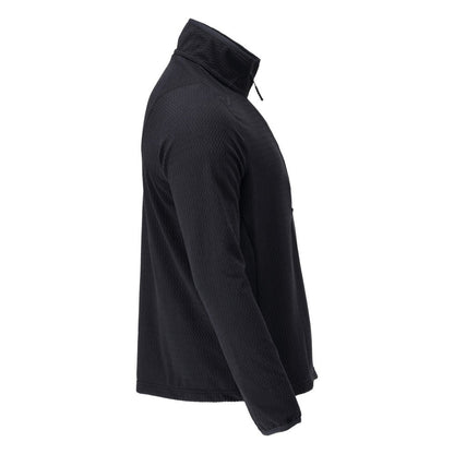 Microfleece Pullover mit kurzum Zipper Microfleecejacke