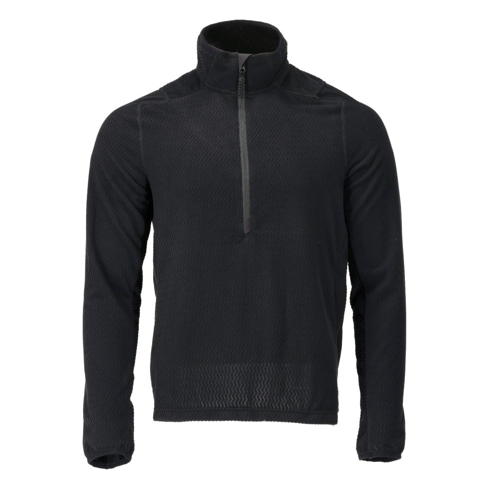 Microfleece Pullover mit kurzum Zipper Microfleecejacke