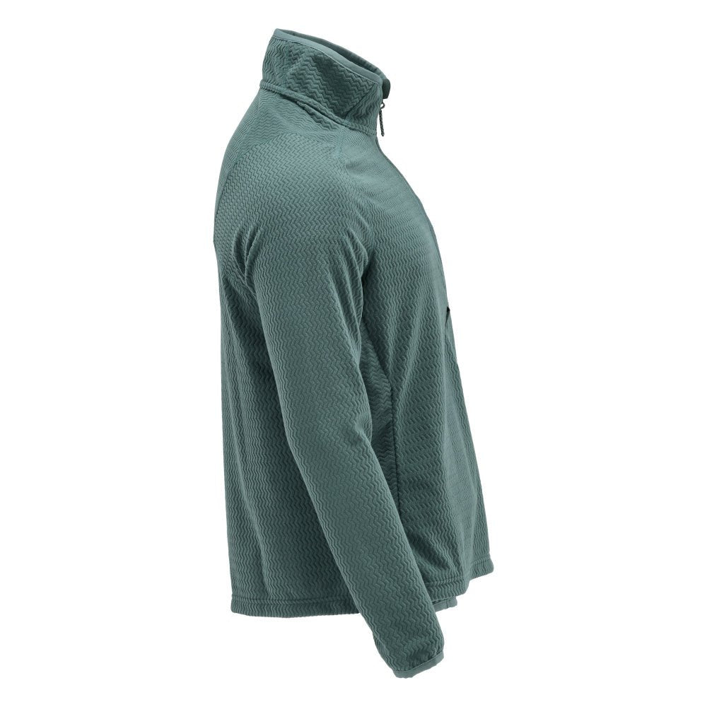 Microfleece Pullover mit kurzum Zipper Microfleecejacke