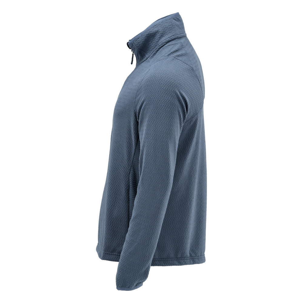Microfleece Pullover mit kurzum Zipper Microfleecejacke