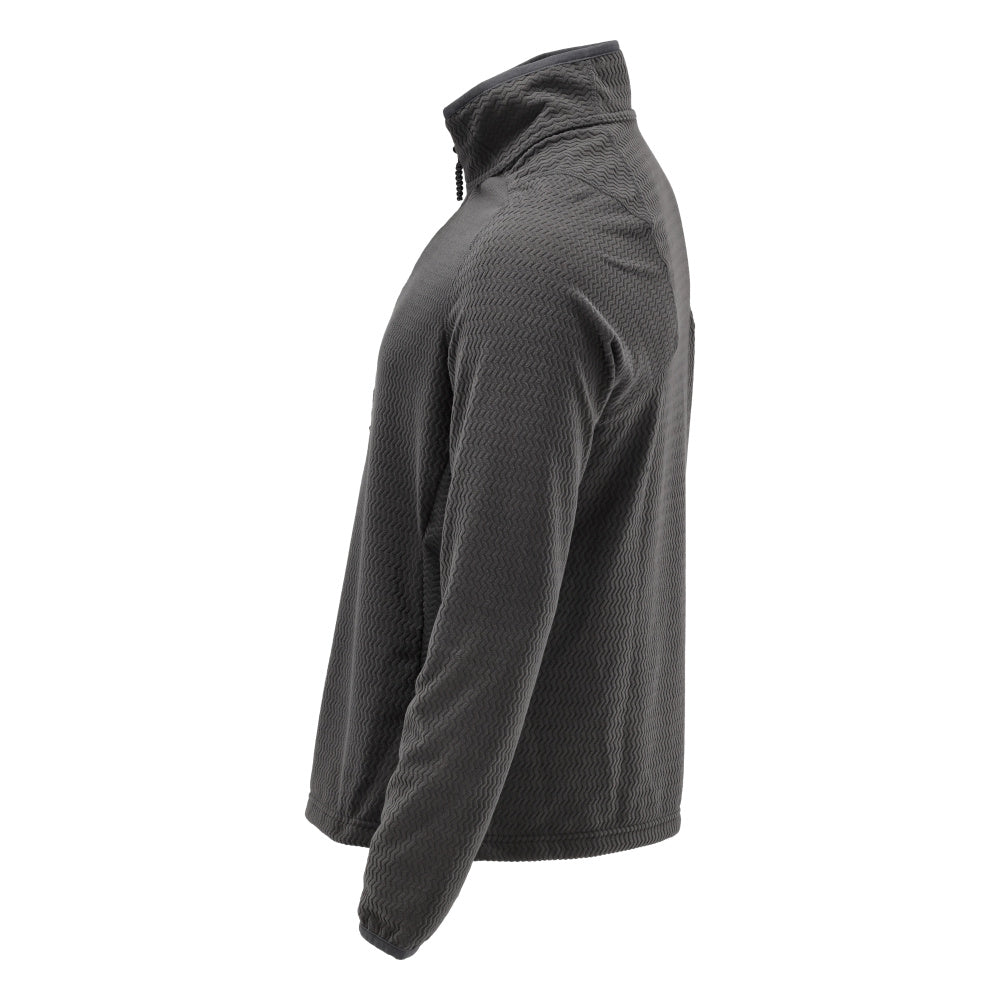 Microfleece Pullover mit kurzum Zipper Microfleecejacke