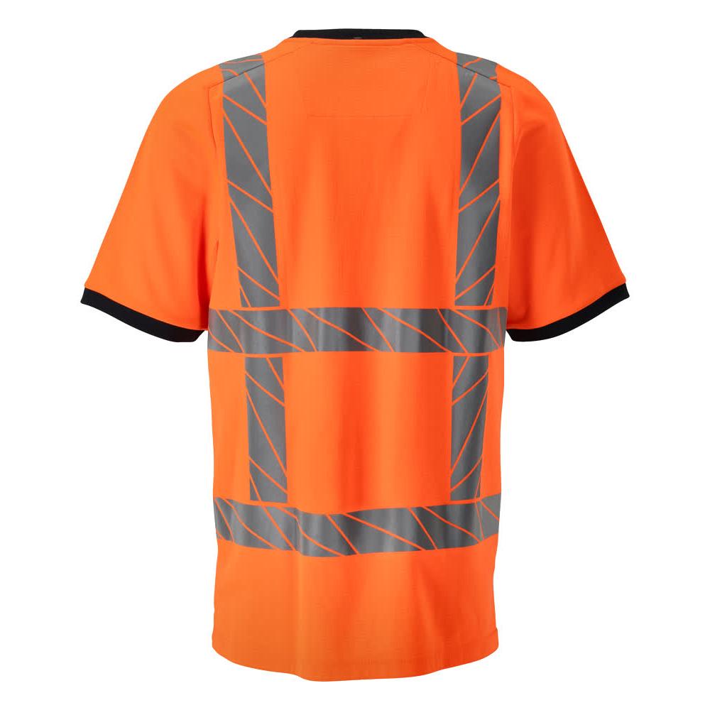 T-Shirt, moderne Passform T-shirt, hi-vis orange