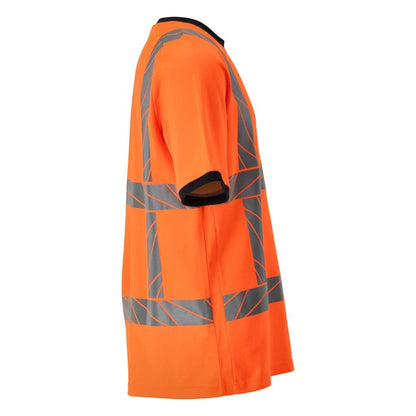 T-Shirt, moderne Passform T-shirt, hi-vis orange