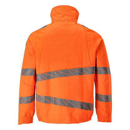 Veste de travail avec inserts stretch, orange haute visibilité