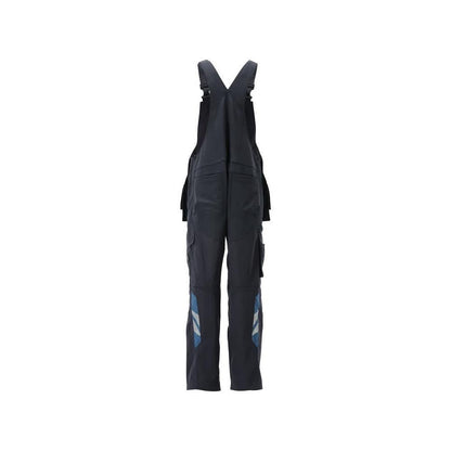 Latzhose, Knietaschen, Stretch-Einsätze Latzhose, schwarzblau