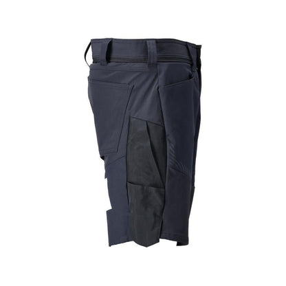 Short, short léger, noir-bleu