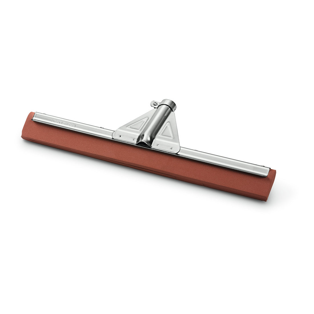 Der Nölle Profi Brush Wasserschieber Profi-Qualität Neopren von Nölle Profi Brush Bürsten- & Pinseltechnik e.K. ist ein roter Gummiwischer mit Metallrahmen, abgewinkeltem Stielansatz und Neoprenlippe, abgebildet auf weißem Untergrund.