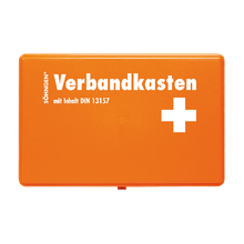 Verbandkasten KIEL KU-orange mit Füllung Standard DIN 13157