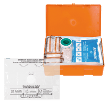 VBK KIEL KU-orange mit Füllung Standard DIN 13157 und Beatmungstuch