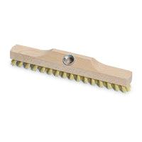 La spazzola di ricambio in fibra Nölle Profi Brush da 29 cm, prodotta da Nölle Profi Brush Bürsten- & Pinseltechnik e.K., è dotata di setole rigide e di un foro centrale per il fissaggio del manico; è ideale per la pulizia professionale ed è raffigurata su sfondo bianco.