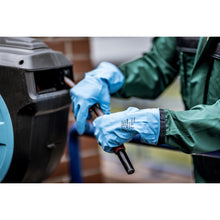 NITRAS BLUE CLEANER, chemical gloves, blue