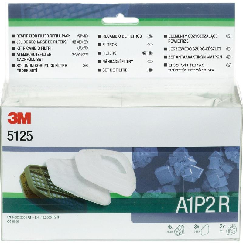 3M™ Partikelfilter-Set, A1P2R 5125 | Karton (1 Satz)