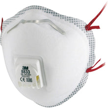 3M™ particle mask FFP3, with valve, 8833 | Pack (10 pieces)