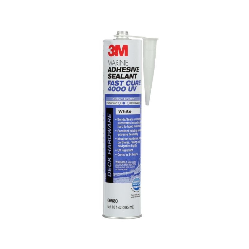 3M™ Marine adhesive and sealant based on silane-modified polymers 4000UV, white, 295 ml | Pack (1 piece)