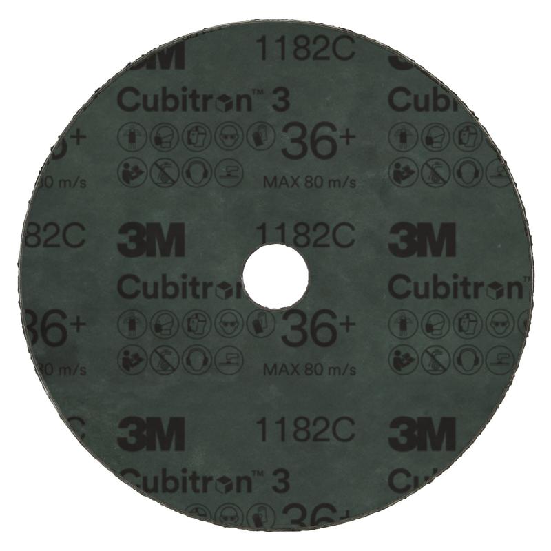 3M™ Cubitron™ 3 Fiberscheibe 1182C, 36+ - Schleifmittel für Metall