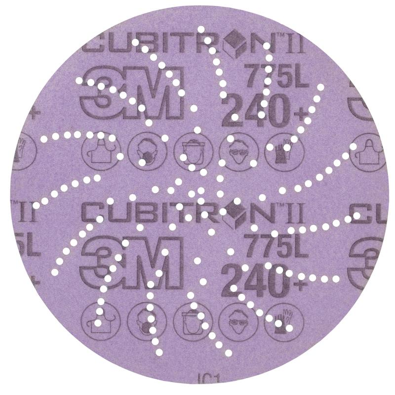 3M Xtract™ Cubitron™ II film disc 775L, 125 mm, 240+, multihole | Pack (50 pieces)