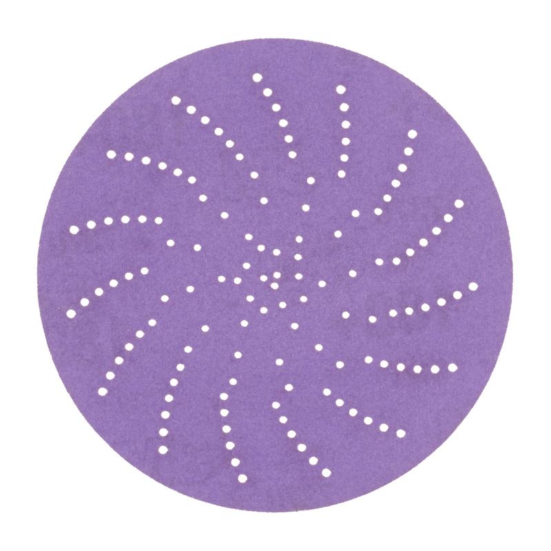 Disco abrasivo 3M™ Cubitron™ II Hookit™ 737U, 125 mm, multiforo, 180+, 31369 | Confezione (50 pezzi)