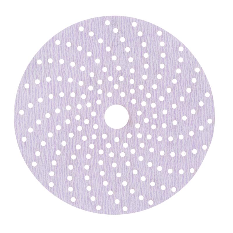 3M™ Hookit™ Purple Premium Schleifscheibe 334U, 150 mm, Multihole, P600, 50913 | Packung (100 Stück)