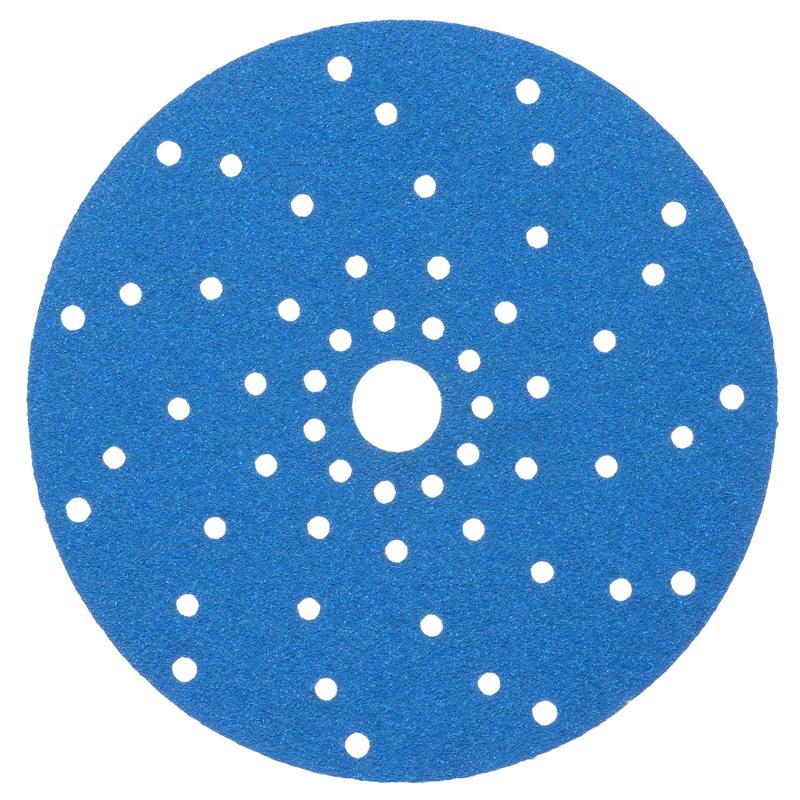 3M™ Hookit™ Blau Schleifscheibe Multihole 325U, Blau, 150 mm, Multihole, 80, 51371 | Packung (1 Stück)
